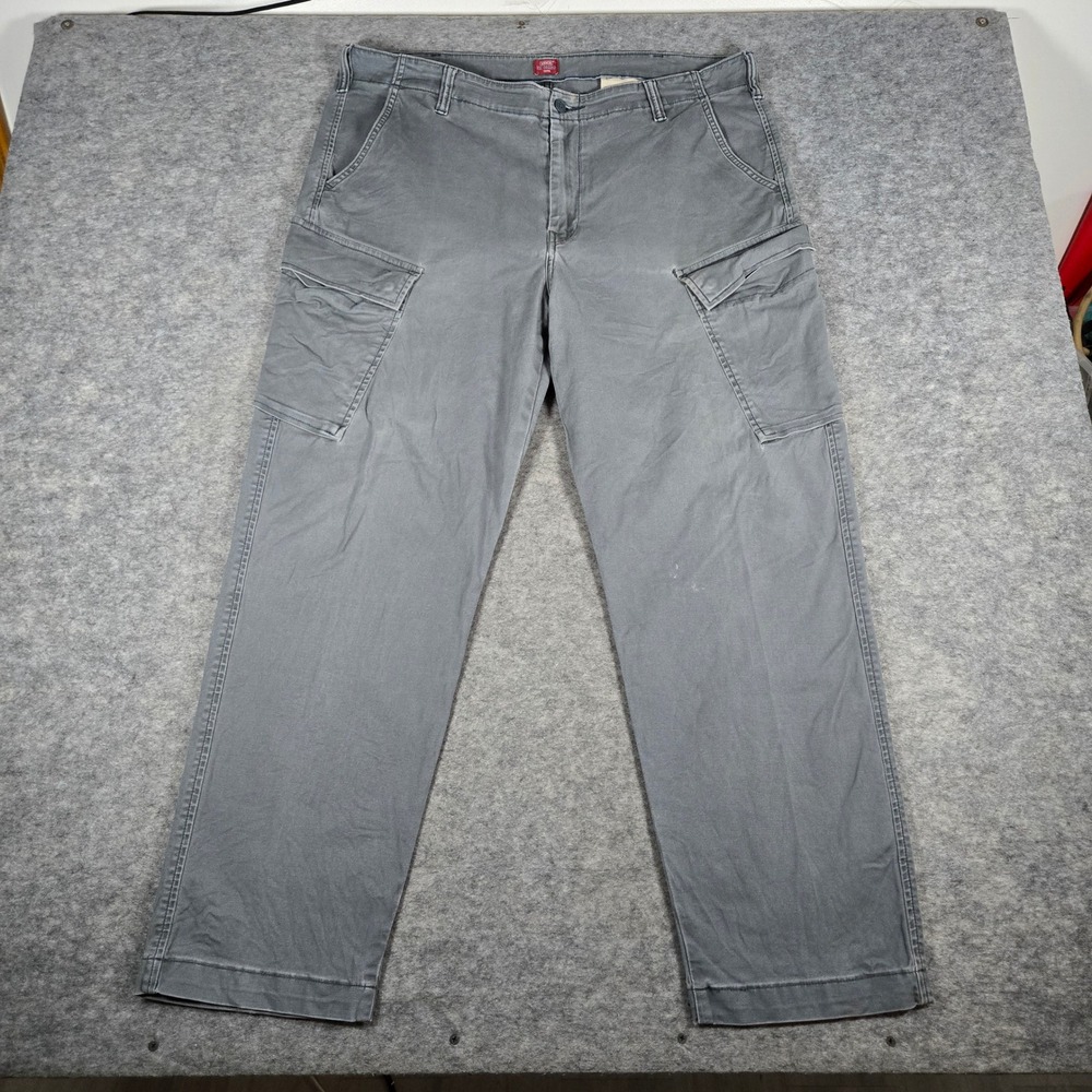 Levi's Mens Grey XX Cargo Taper Utility Pants 38x32